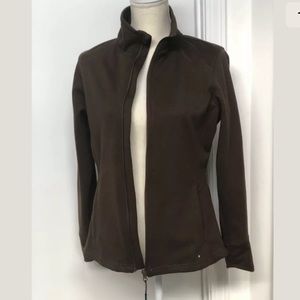 Mondetta women’s zippered jacket size M brown
